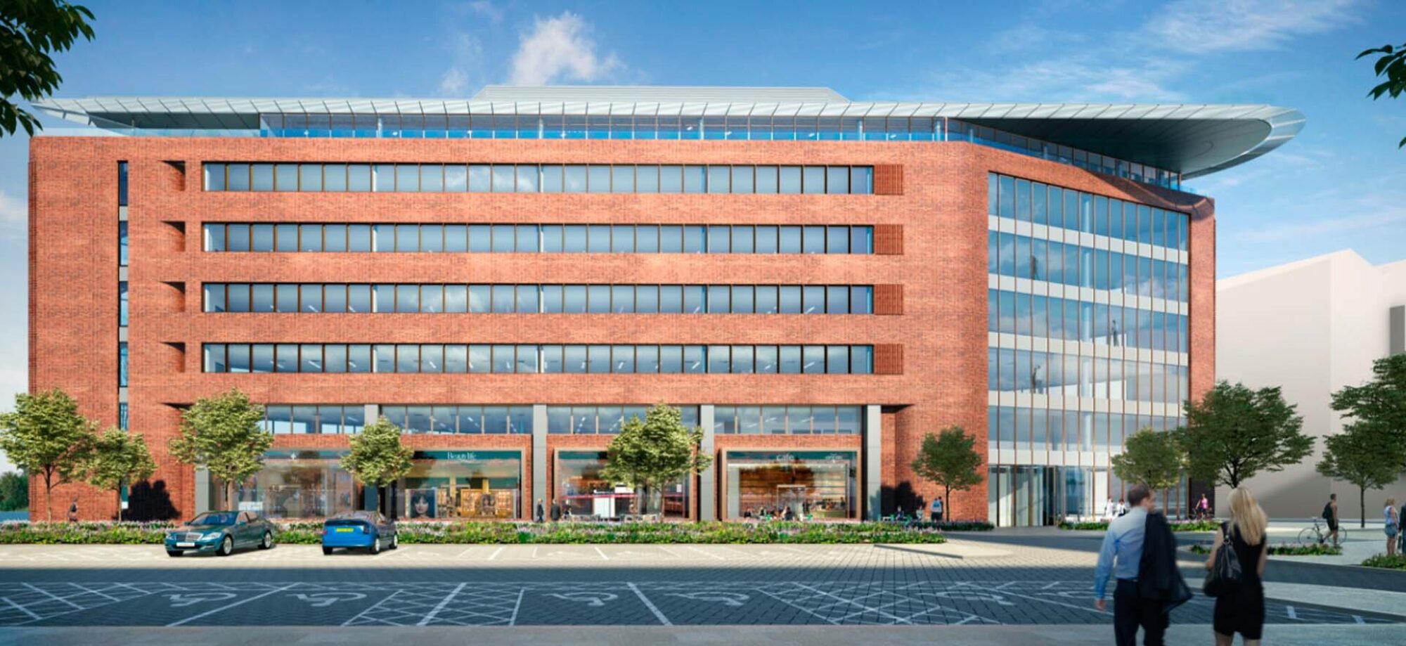 CGI of One Cambridge Square office building